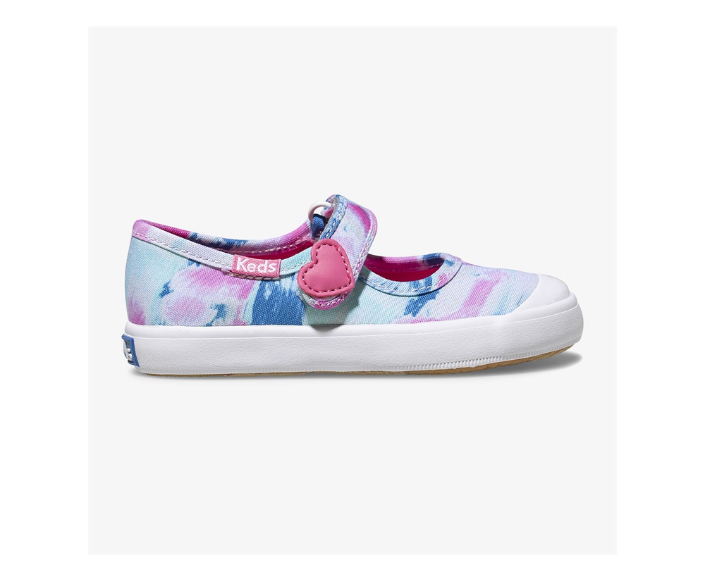 Slip Ons Keds Niña Blancos/Rosas - Harper - 8059-NKSMB